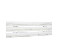 Cabecero de cama 150/135 cm matrimonio habitación dormitorio lucca en blanco albo 46 cm
