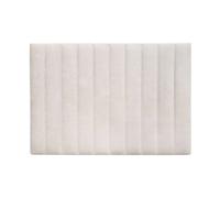 Miroytengo Cabecero de Cama 165 cm Bursa Dormitorio Beige Moderno tapizado Tejido poliéster no desenfundable Material poliéster 165x120x8 cm