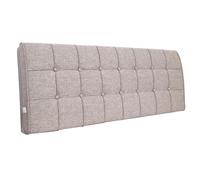 Cabecero De Cama Cojín Trasero Respaldo De Lectura, Bolsa Suave Funda De Cama Soporte Lumbar Paño De Microfibra Agradable For La Piel, Lavable(180x50x10cm)