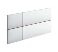MUEBLES PITARCH | Cabecero Cama 90 Moderno Geométrico Individual, Blanco, 50x100x3,2cm, Dormitorio Juvenil, Modelo Elsa