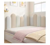 Cabecero de cama de despegar y pegar, acolchado de pared 3D anticolisión para niños, paneles tapizados de esponja suave para seguridad y diseño de dormitorio infantil
