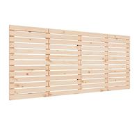 Cabecero de cama de pared, 206 x 3 x 91,5 cm, madera maciza de pino | Diseño clásico, fácil instalación en la pared, excelente soporte para la espalda, para camas sin cabecera, manual incluido