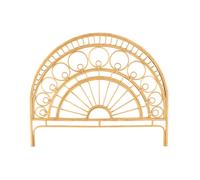 Cabecero de cama de ratán con estampado 160 cm SORAYA