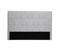 Cabecero de cama de tela gris 170 cm SUKA
