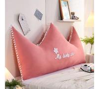 Cabecero de Cuña Tapizado con Almohada Triangular para Soporte de Posicionamiento Cojín de Respaldo Grande Almohada de Lectura para Cabecera Color Pasta de Frijoles Tamaño Queen