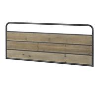 Cabecero de madera de abeto y hierro 145x60 cm
