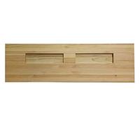 Cabecero de Madera DINAMARCA, Barnizado Natural, para Pared. Cabecero para Camas de 90 y 105 | Cabeceros Madera Pino | Dormitorio Matrimonio | Cabezal Cama (Tabla, Para cama de 90 y 105 (110 x 44))