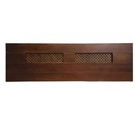 Cabecero de Madera Noruega, Color Nogal, para Pared. Cabecero para Camas de 150 | Cabeceros Madera Pino | Dormitorio Matrimonio | Cabezal Cama (Celosia, para Cama de 150 (160 x 44))