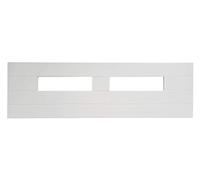 Cabecero de Madera Suecia, Blanco, para Pared. Cabecero para Camas de 150 | Cabeceros Madera Pino | Dormitorio Matrimonio | Cabezal Cama (Abierto, para Cama de 150 (160 x 44))