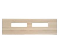 Cabecero de Madera Suecia, Crudo sin Pintar, para Pared. Cabecero para Camas de 150 | Cabeceros Madera Pino | Dormitorio Matrimonio | Cabezal Cama (Abierto, para Cama de 150 (160 x 44))