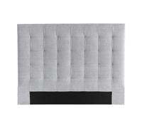 Cabecero en tejido gris 160 cm HALCIONA