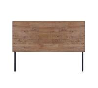 Cabecero individual industrial roble boreal - negro 100 x 125 x 3,5 cm 3.5 cm