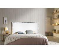 Cabecero lirio polipiel blanco 130