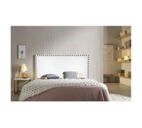 Cabecero lirio polipiel blanco 220