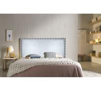 Cabecero lirio polipiel plata 220