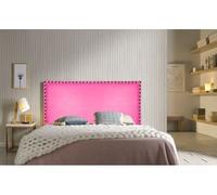 Cabecero lirio polipiel rosa 145