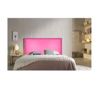 Cabecero lirio polipiel rosa 90