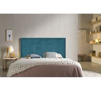 Cabecero lirio tela azul 130