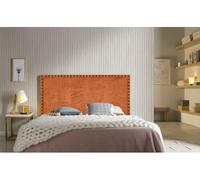 Cabecero lirio tela naranja 115