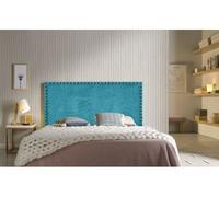 Cabecero lirio tela turquesa 115