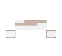 Cabecero + mesitas noche erika habitación matrimonio dormitorio moderno camas de 150 cm