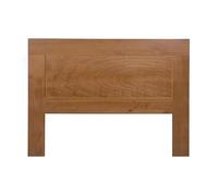 Cabecero para Somier, Madera de Pino Macizo, Serie Kalpe. Medidas: 110x2 cm (altoxfondo), Diferentes Medidas de somier y Elementos a Juego. (para somier 150, Cerezo)