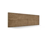 Cabecero tapizado en Tela Antimanchas Modelo Malaga 3. Cabezal para Cama de Matrimonio o Juvenil. Cabeceros de 50 de Altura. (Chocolate, para Cama de 150 (Medidas 160x50x5))