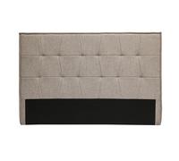 Cabecero tapizado en tela topo L170 cm SUKA