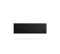 Cabecero tapizado nova polipiel 115x50x5 cm - negro - moonia