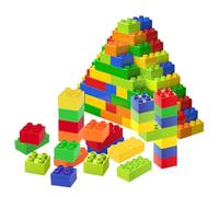 Cabeeskii Grandes Bloques de construcción, 108 Piezas en 6 Colores y 2 tamaños, compatibles con Duplo y Todas Las Marcas líderes, Juguete Ideal para niños a Partir de 3 años.
