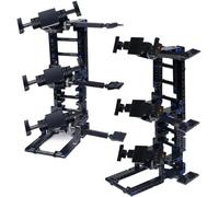 Cabeeskii Juego de 2 Soportes de exhibición compatibles con Speed Champions para Coches F1 76914 76907 76901 76902 - Soporte Giratorio con Espacio para Minifiguras