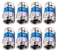 Cabelcon F-56 5.1W Self Install Nitin con junta tórica integrada F azul RG6 / 7 mm (8 unidades F-56 5,1 W)