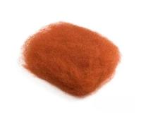 Cabello brasileño afro rizado a granel Cabello humano para trenzar rastas Extensiones de cabello Trenza de crochet 10-22"-20 pulgadas-S NARANJA-10A