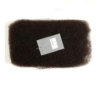 Cabello brasileño afro rizado a granel Cabello humano para trenzar rastas Extensiones de cabello Trenza de crochet 10-22"-22 PULGADAS-#2-10A