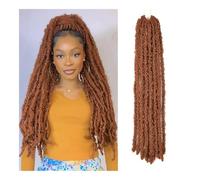 Cabello de ganchillo Butterfly Locs, 1 paquete de trenzas de ganchillo pre-enrolladas y suaves Easy Installation and Removal(30,12inch)