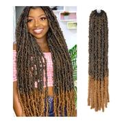 Cabello de ganchillo Butterfly Locs, 1 paquete de trenzas de ganchillo pre-enrolladas y suaves Easy Installation and Removal(T27,12inch)