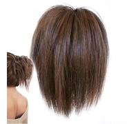 Cabello de moño falso, pieza de pelo de moño - Camiseta elástica de disfraz con estilo ajustable | Extensiones de cabello de cola de caballo, bollos naturales desordenados para niñas, salir, vestido d