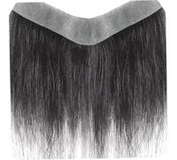 Cabello de toupee para hombres, cabello humano frente al reemplazo de hojas de reemplazo de toupee sin costuras