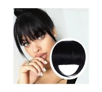 Cabello Flequillo Flequillo Clip en extensiones de cabello cabello francés en flequillo flequillo falso con temperatura pelucas naturales flequillo Clip for mujeres uso diario Extensiones de cabello(D
