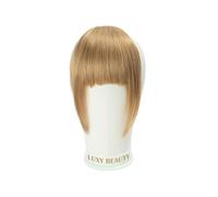 Cabello Flequillo Flequillo de cabello humano, 3 clips, 3D, corte romo, flequillo de cabello Natural, extensiones de cabello con Clip, no Remy, 2,5 "x 4,5", negro, marrón, Rubio Extensiones de cabello