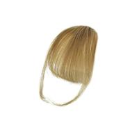 Cabello Flequillo Flequillo de cabello humano Real, Clip de pelo Natural con flequillo, flequillo con patillas, postizo for mujer, Clip en flequillo de aire de 4,5 pulgadas Extensiones de cabello(Grey