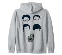 Cabello grupal con el logotipo de The Big Bang Theory Sudadera con Capucha