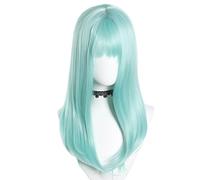 Cabello Largo Cabeza Toupee Colorida Cabello Cepillo Único Para Halloween Cosplay Mascarada Foto Accesorios Cabello Sintético Pelucas