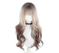Cabello Largo Cabeza Toupee Colorida Cabello Cepillo Único Para Halloween Cosplay Mascarada Foto Accesorios Cabello Sintético Pelucas