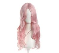Cabello Largo Cabeza Toupee Colorida Cabello Cepillo Único Para Halloween Cosplay Mascarada Foto Accesorios Cabello Sintético Pelucas