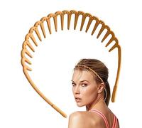 cabello para mujer | cuidado de la piel Accesorios mo,ABS Dientes Peine Onda Antideslizante Cómodo aro de Diademas flexibles para Niñas Hombres