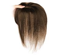 Cabello Toppers para adelgazamiento de la mujer Cabello real Cabello real 9.8 pulgadas de largo Cabello humano para cabello delgado Mujeres Clip de seda en extensiones de cabello Natural busca para