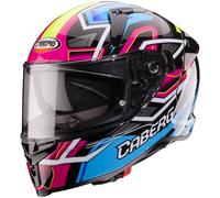 Caberg Avalon X Brama Casco, negro/azul/rosa, Talla L (59/60)