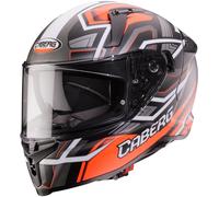 Caberg Avalon X Brama Casco, negro mate/gris/rojo, Talla XL (61/62)