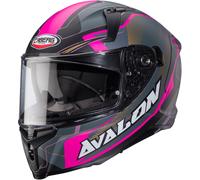 Caberg Avalon X Optic Casco, negro-rosa, tamaño XS para Hombres